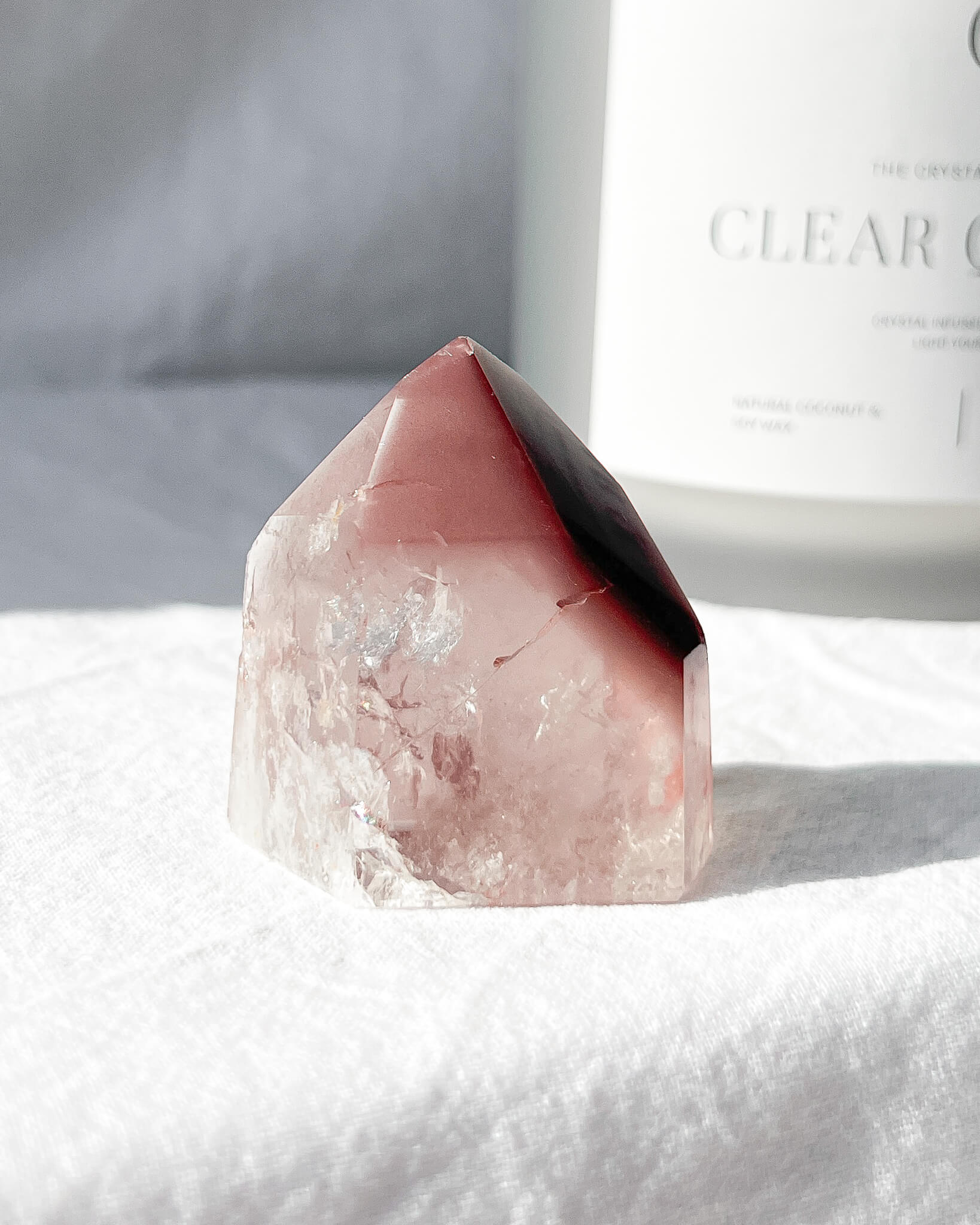 Pink Lithium Tower Healing Crystal