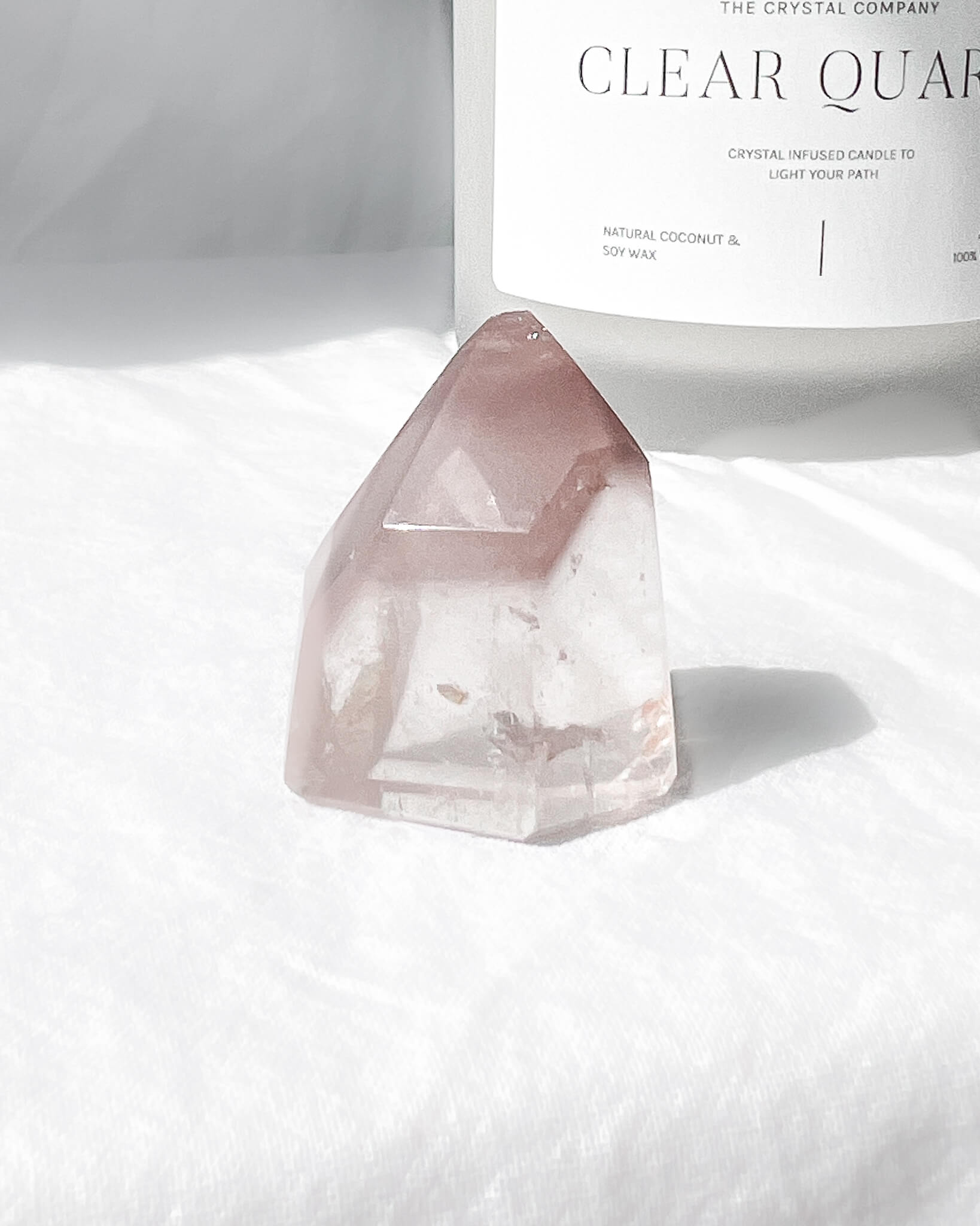 Pink Lithium Tower Healing Crystal