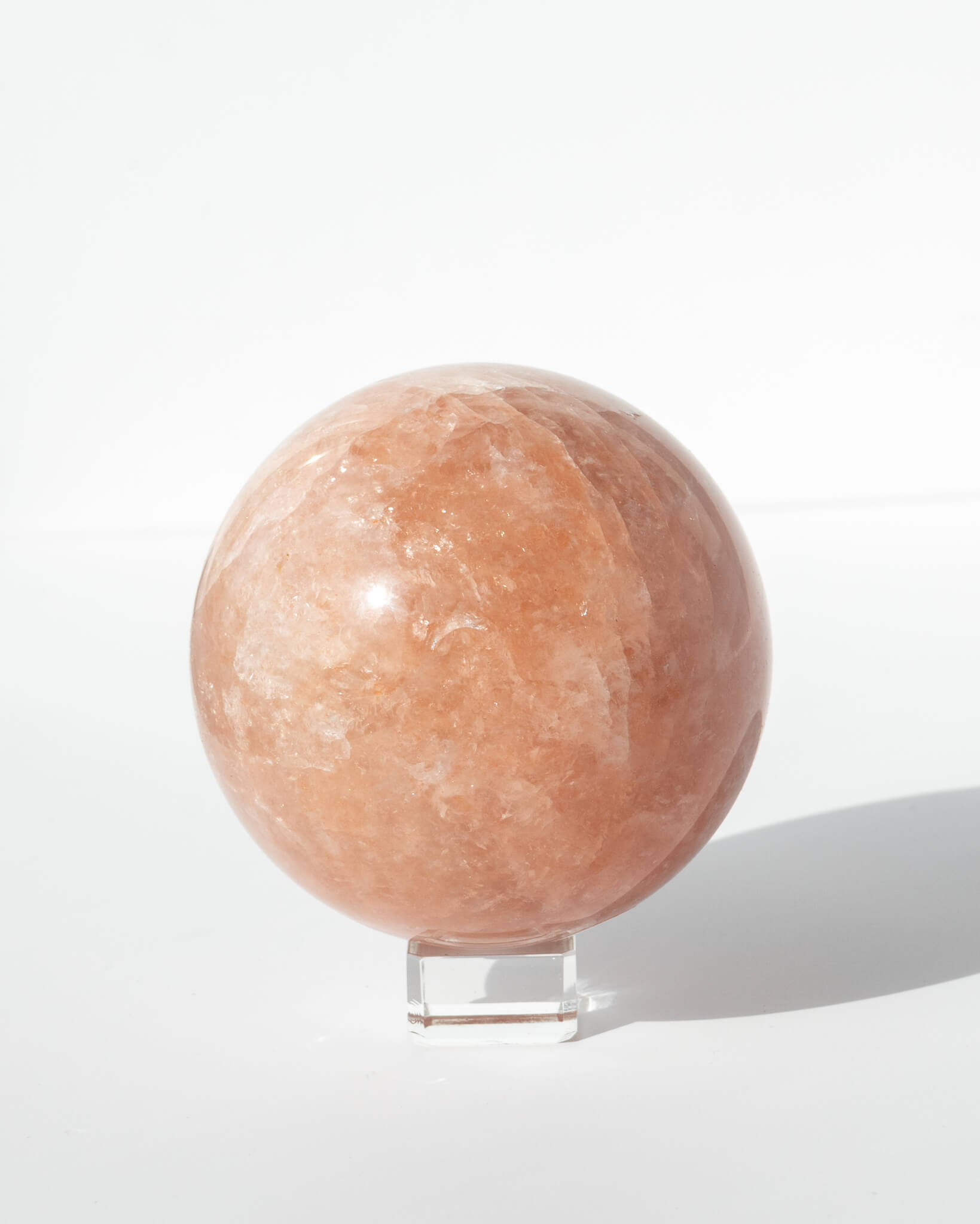 Pink Amphibole Sphere Healing Crystal