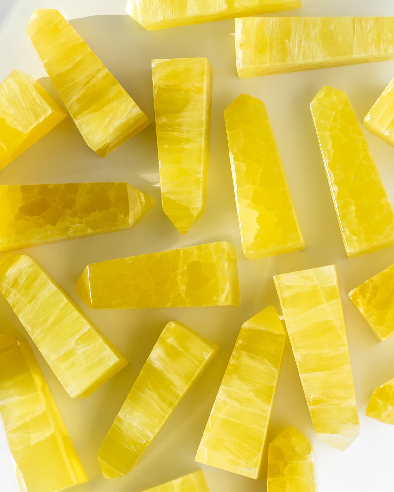 Lemon Calcite Tower Healing Crystal