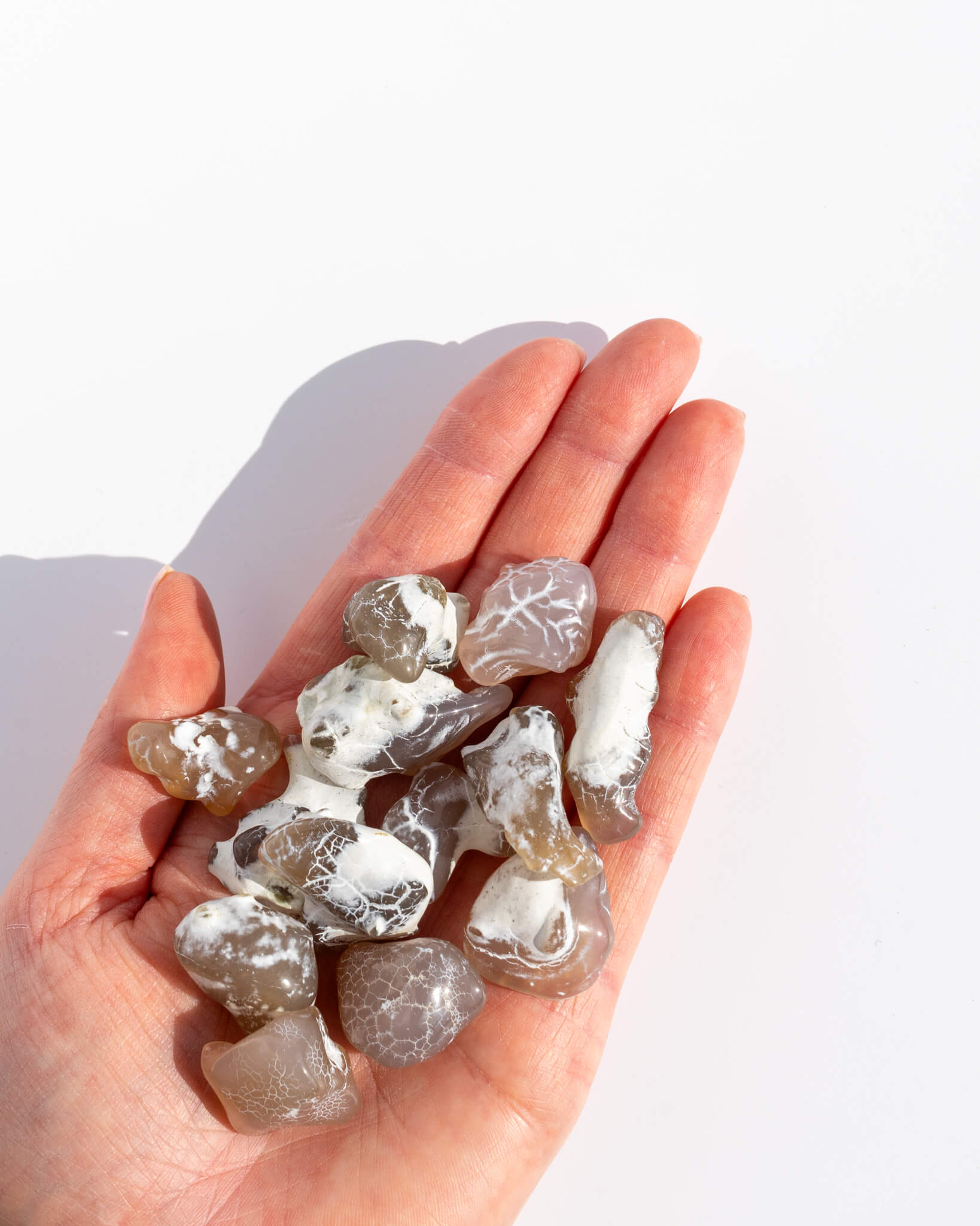 Snake Skin Agate Tumble Stone Healing Crystal