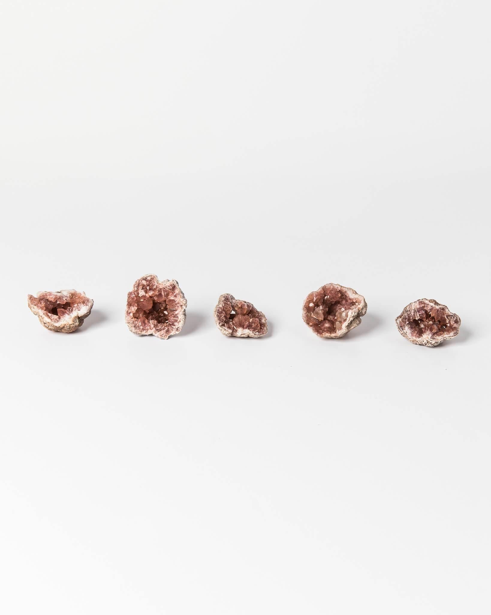 Pink Amethyst Geodes Healing Crystal