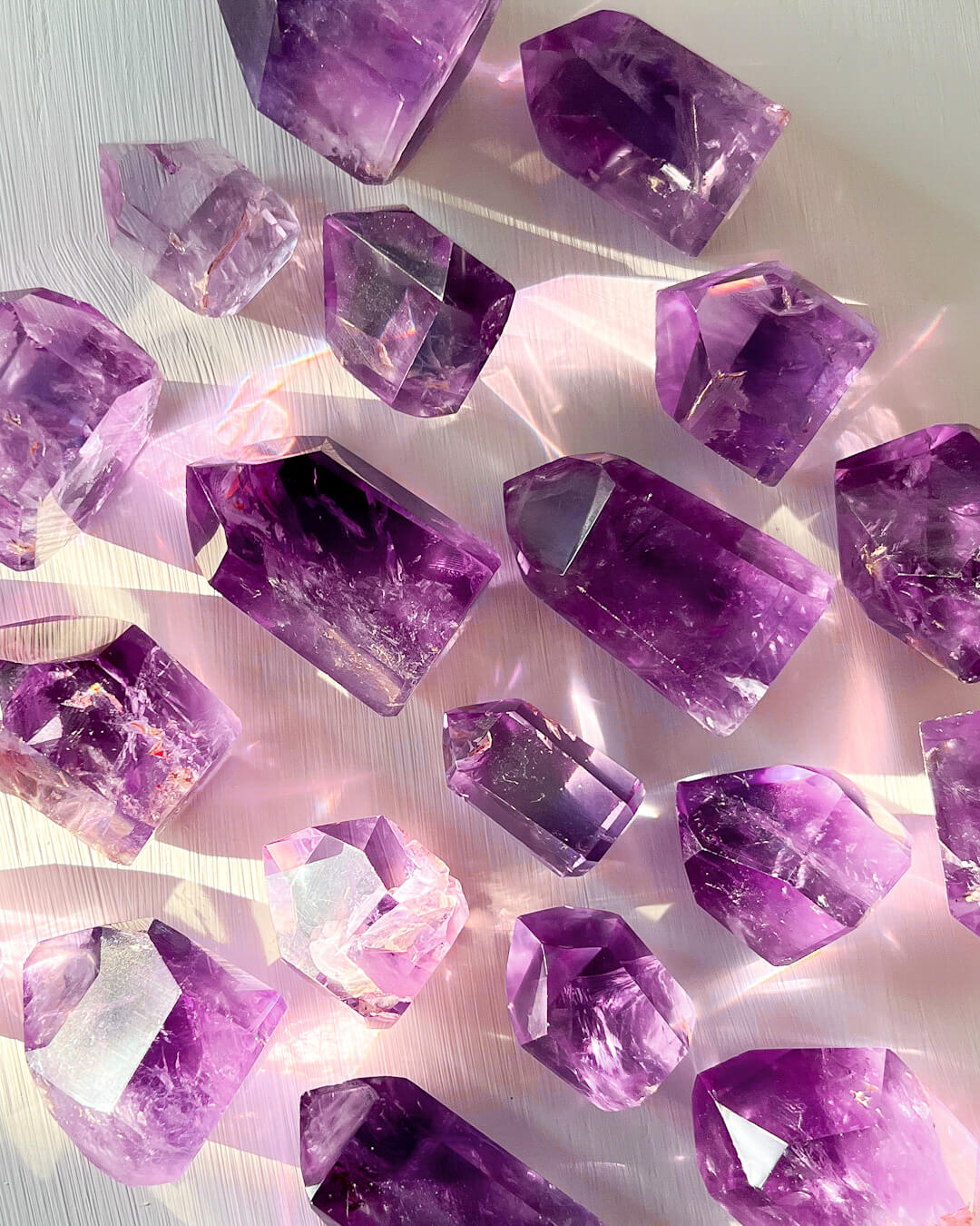 Bahia Amethyst Points Healing Crystal