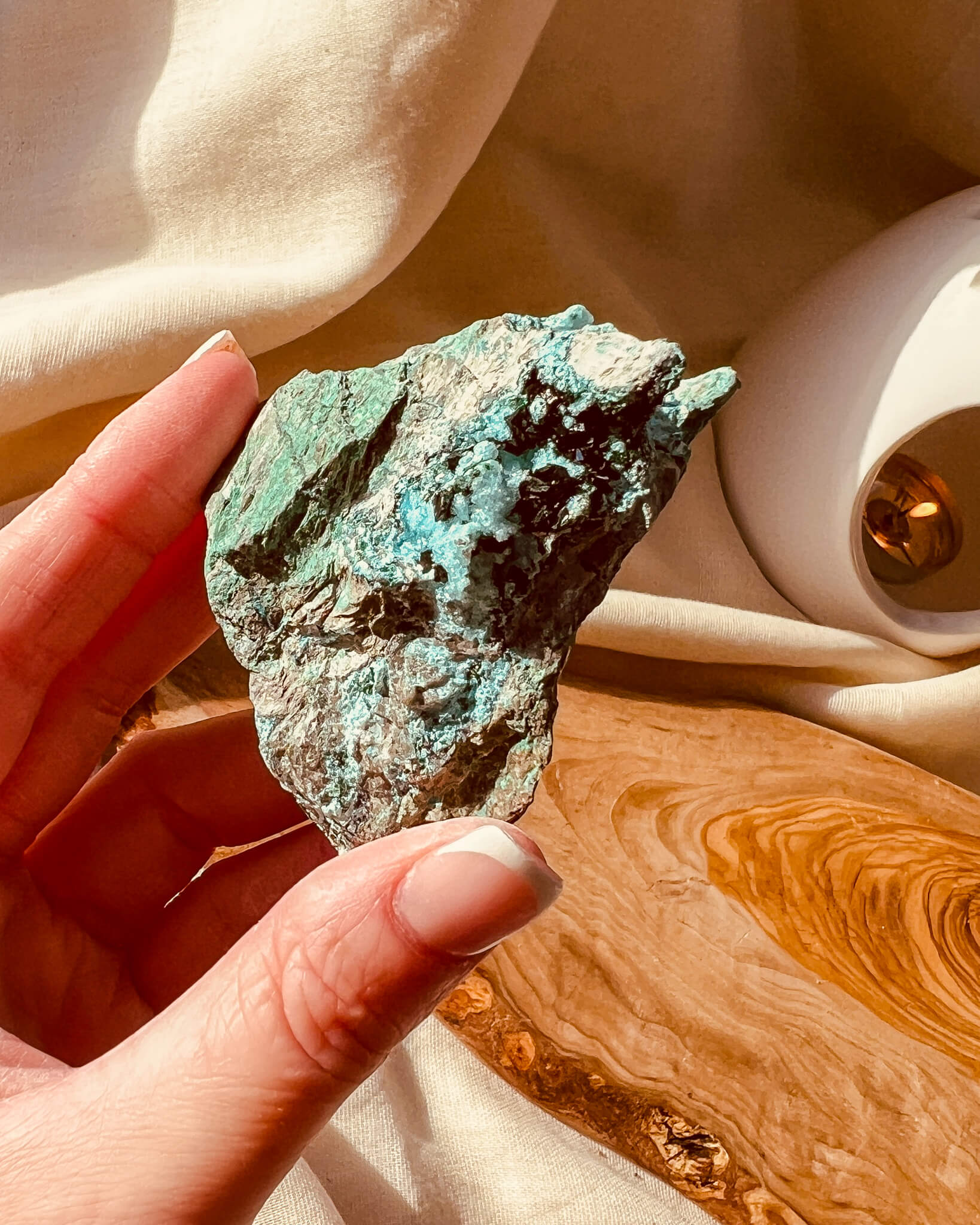 Druzy Chrysocolla Healing Crystal