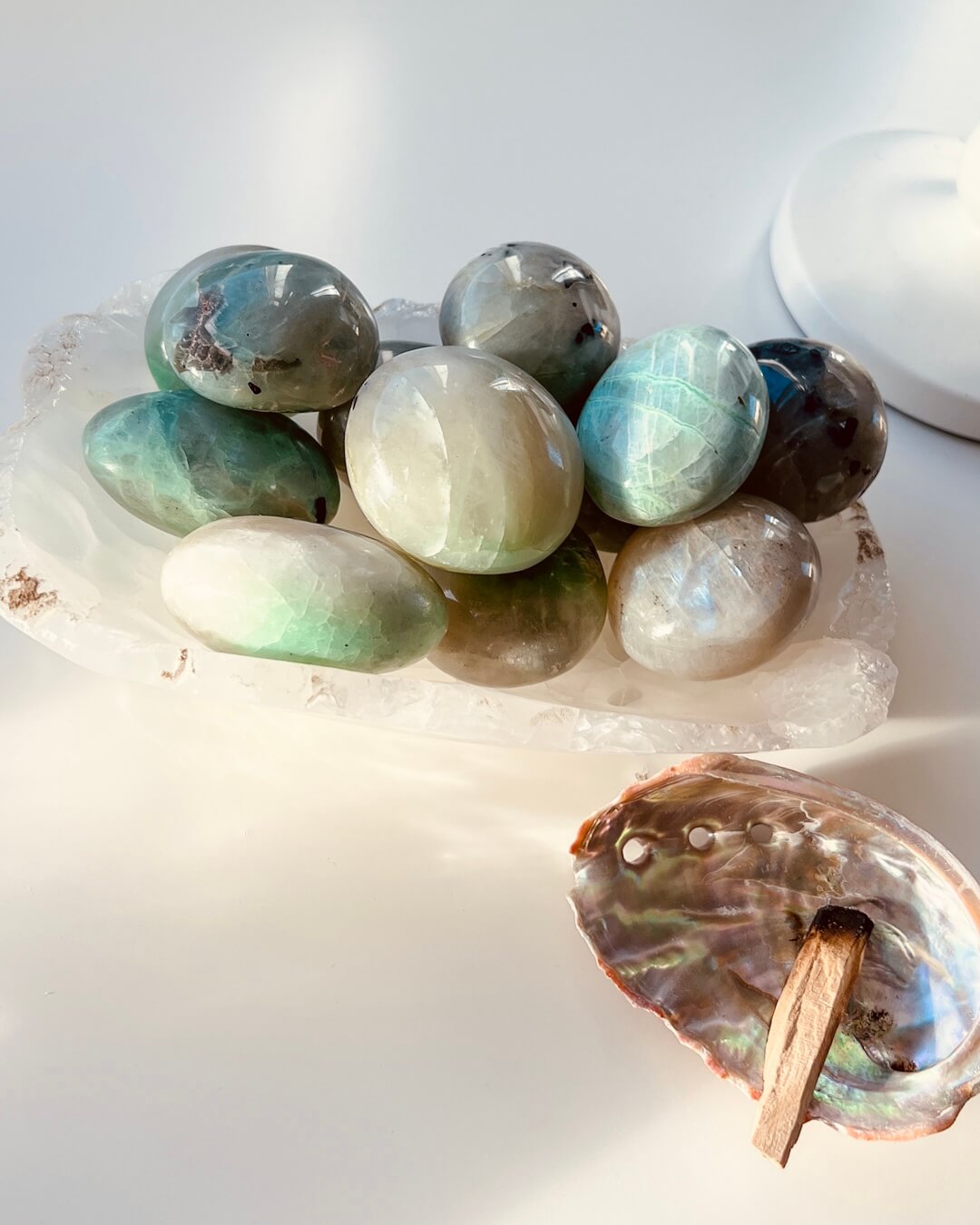 Garnierite Palm Stone Healing Crystal