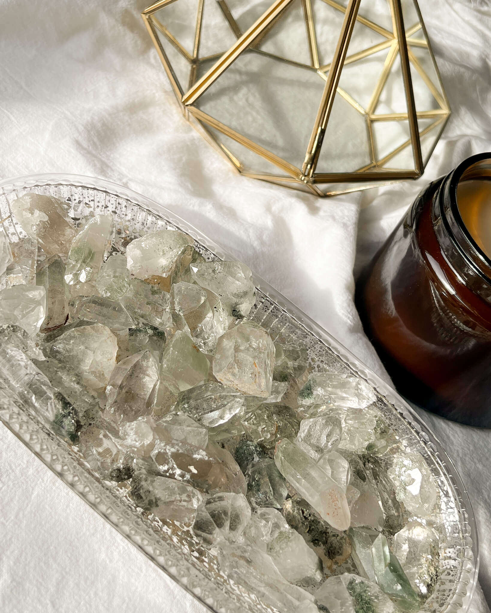 Himalayan Quartz With Chlorite Pocket Piece Healing Crystal