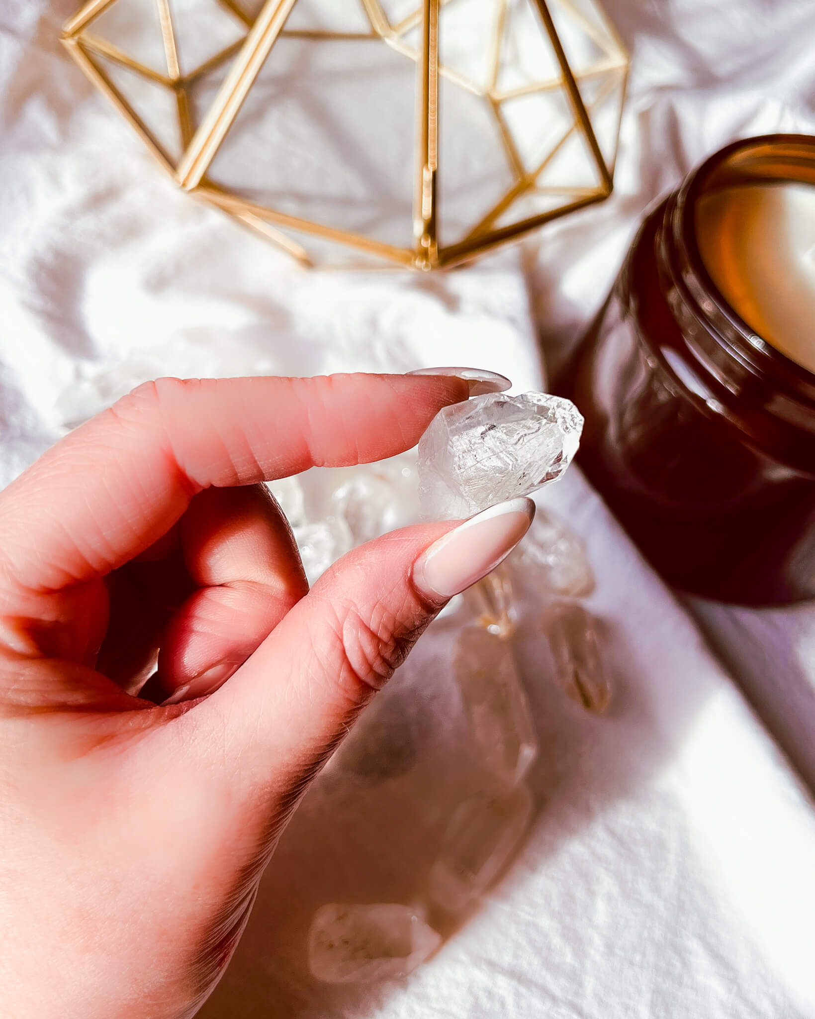 Himalayan Quartz Pocket Piece Healing Crystal