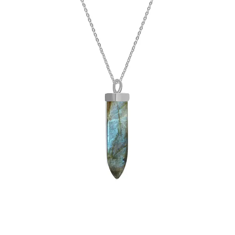 Sterling silver 2025 labradorite necklace