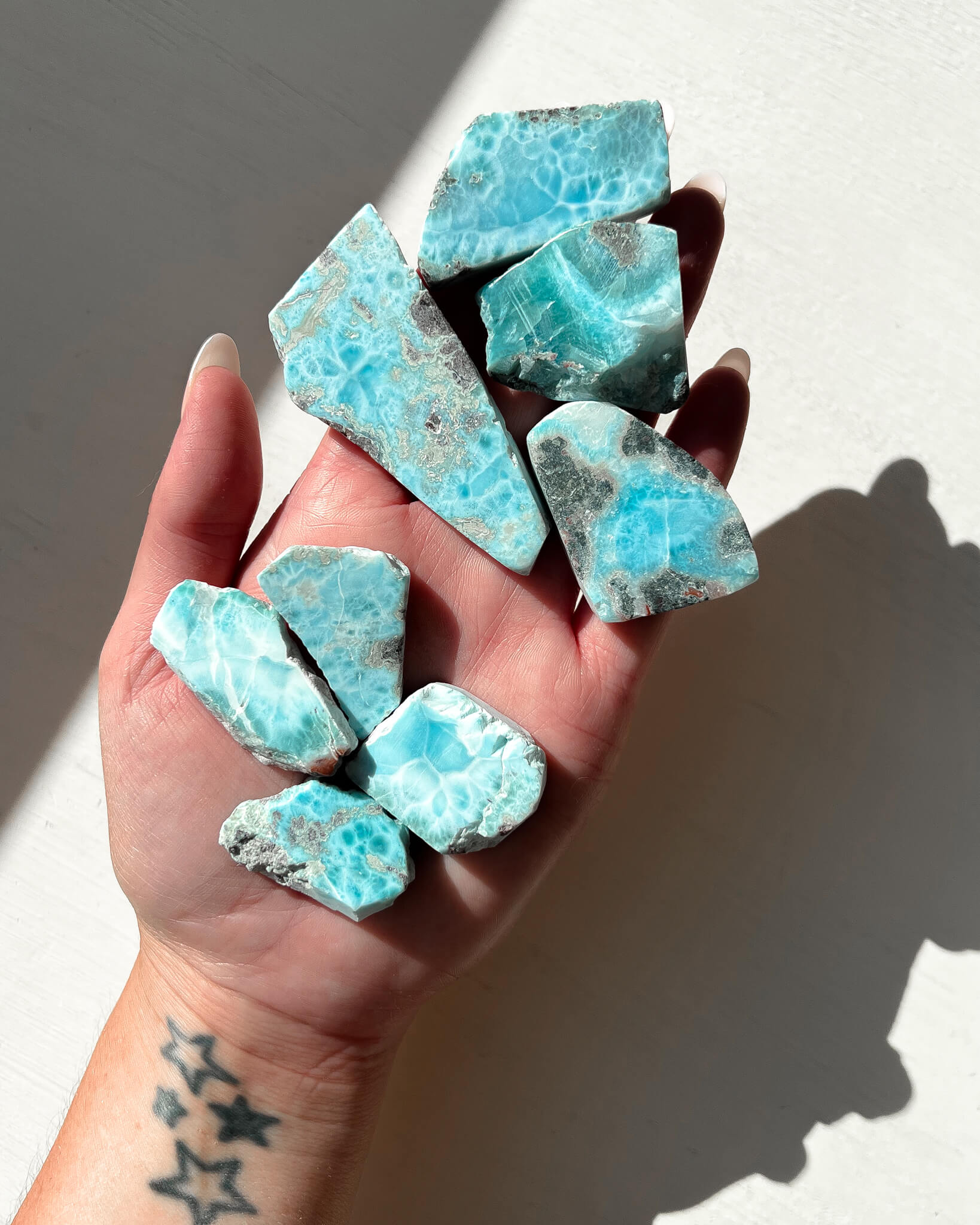 Larimar Slices Healing Crystal