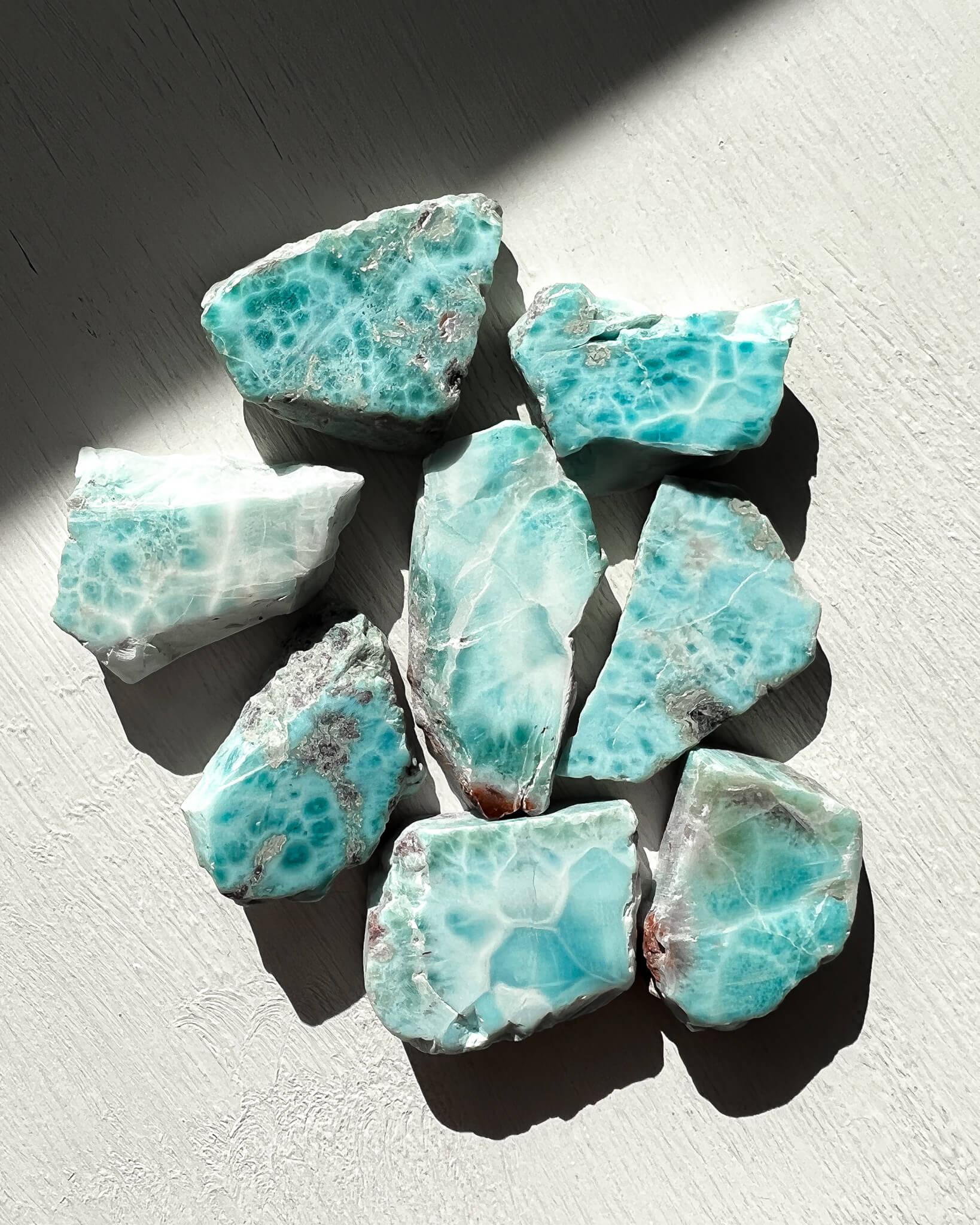 Larimar Slices Healing Crystal
