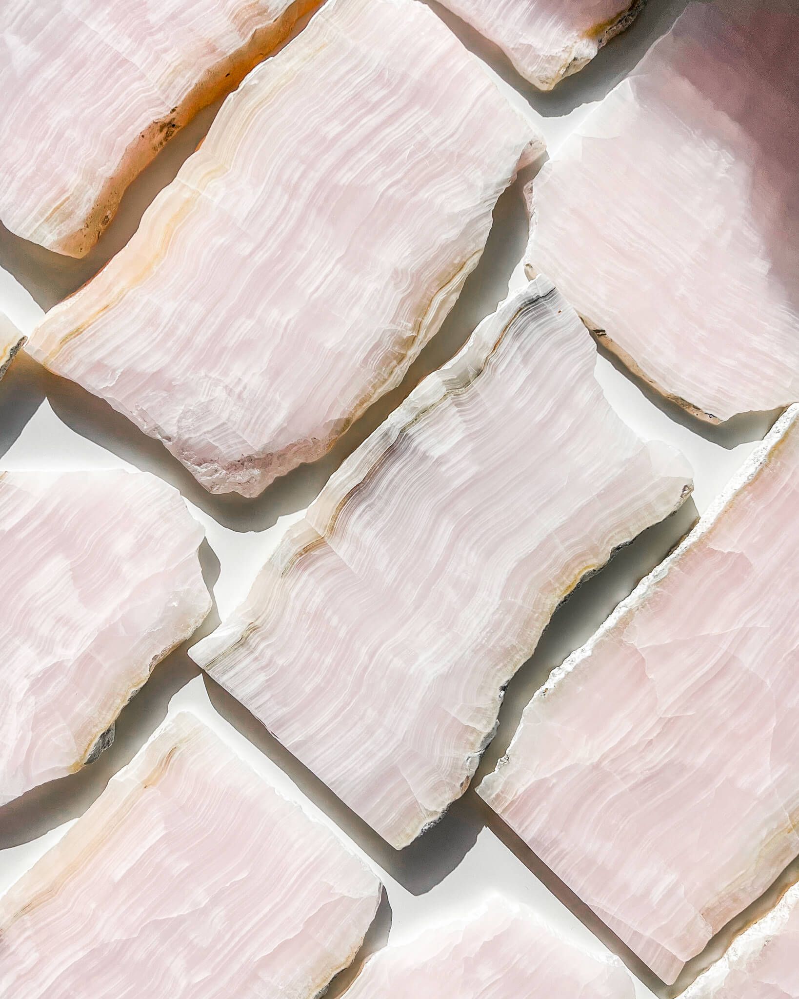 Mangano Calcite Slab Healing Crystal