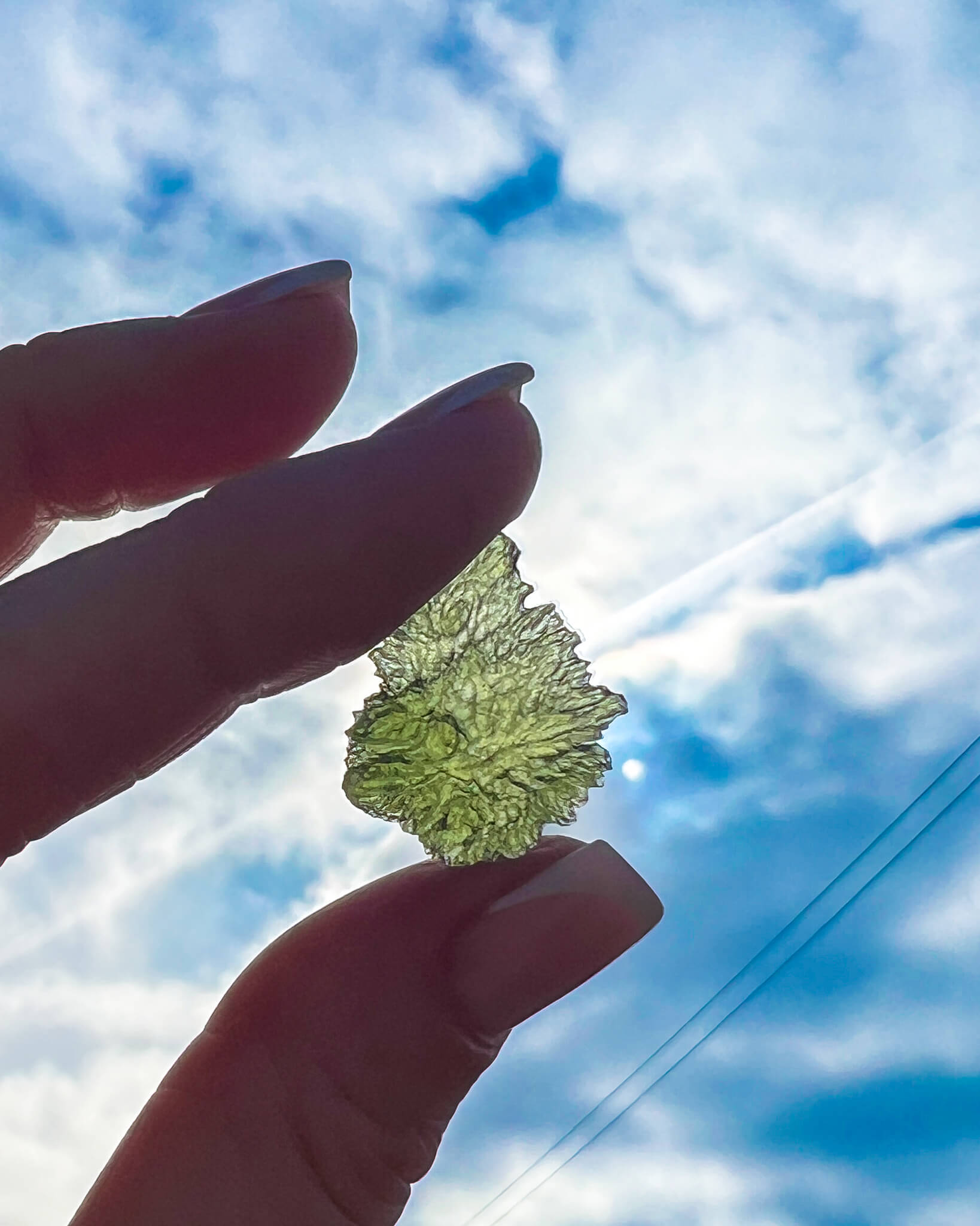 Natural Moldavite Healing Crystal