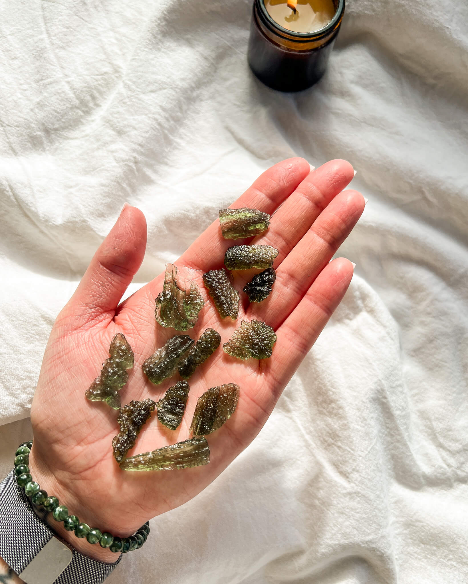 Natural Moldavite Healing Crystal
