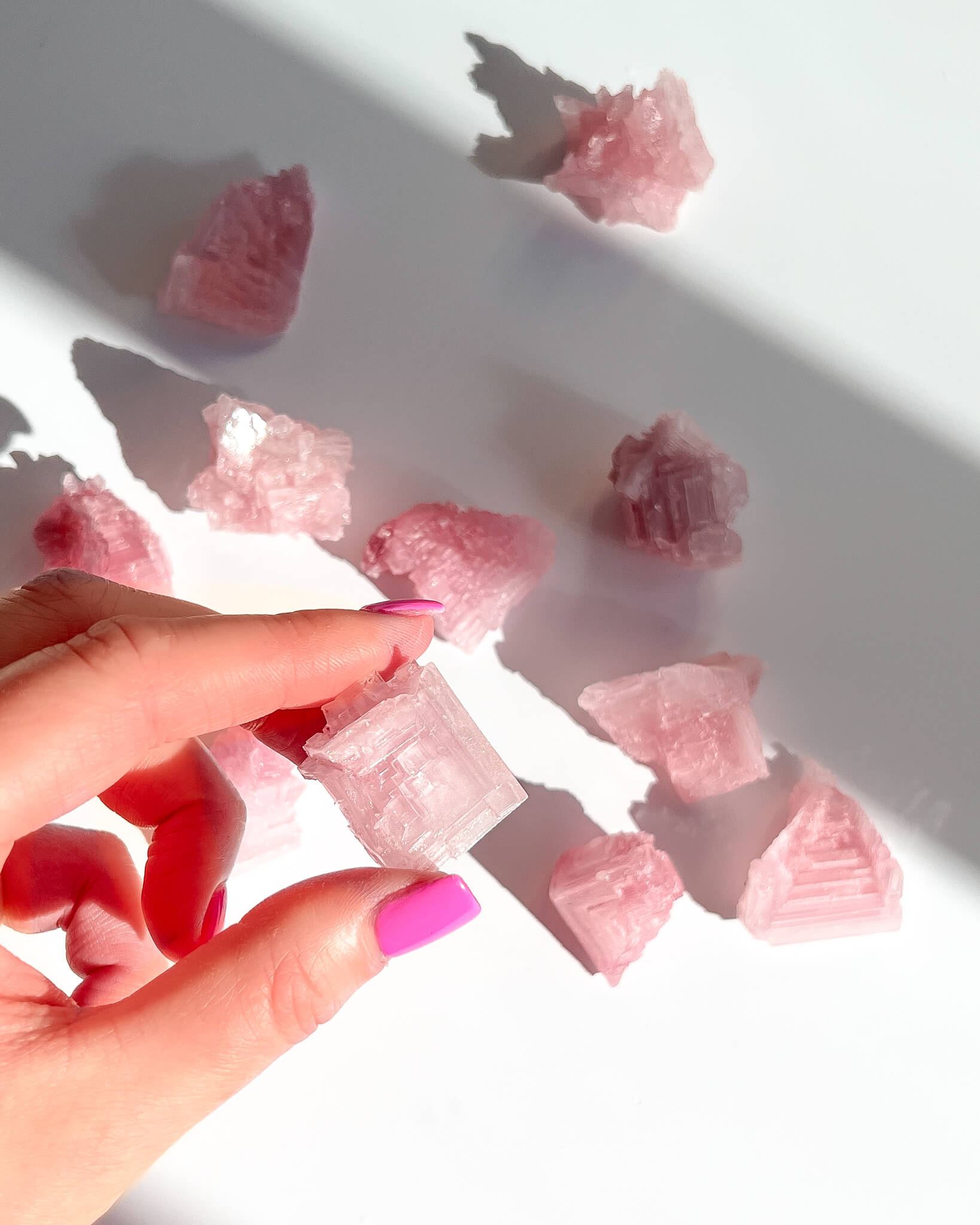 Pink Halite Healing Crystal