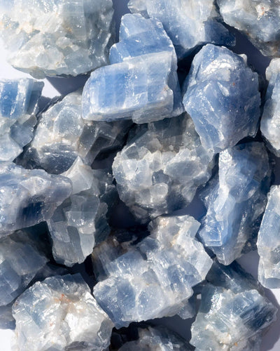 Blue Calcite - The Crystal Company