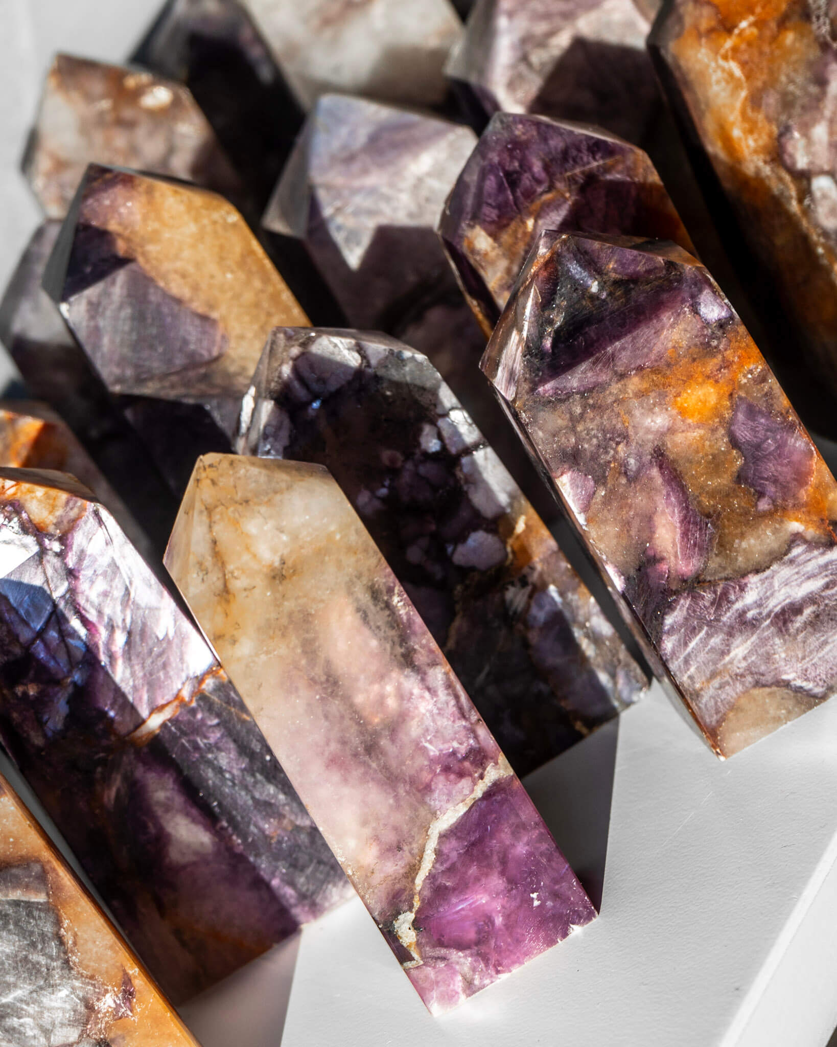 Lepidolite Crystal Tower