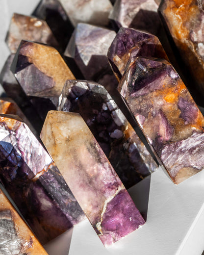 Lepidolite Crystal Tower