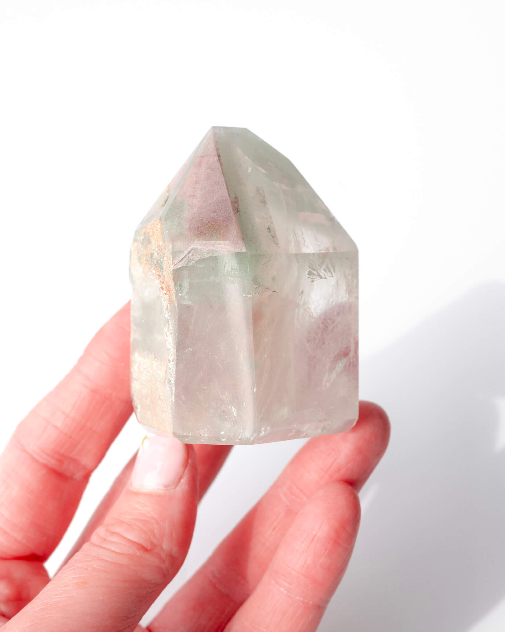 Hematite, Chlorite & Monazite Tower Healing Crystal