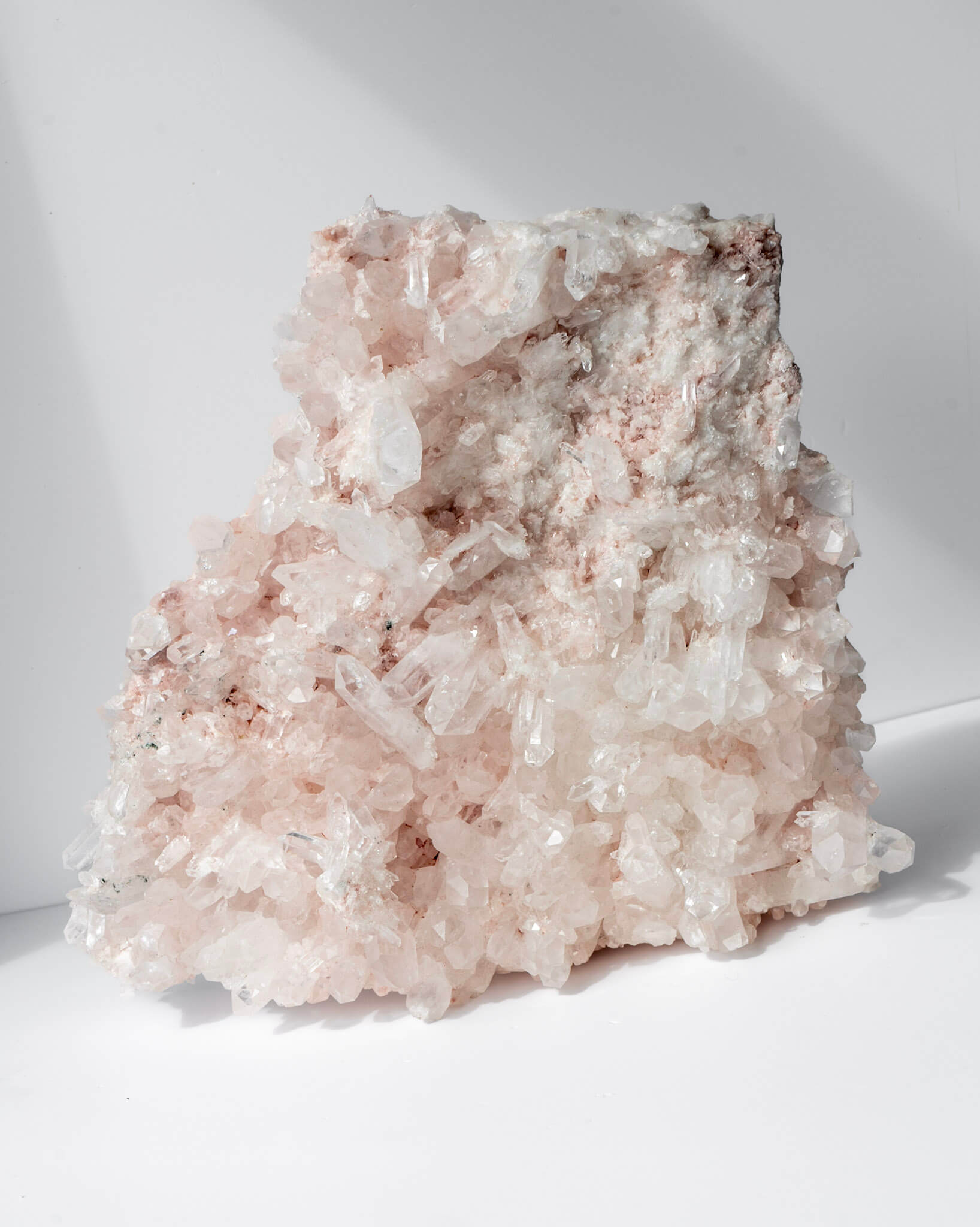 Sacred Pink Lemurian Cluster Healing Crystal