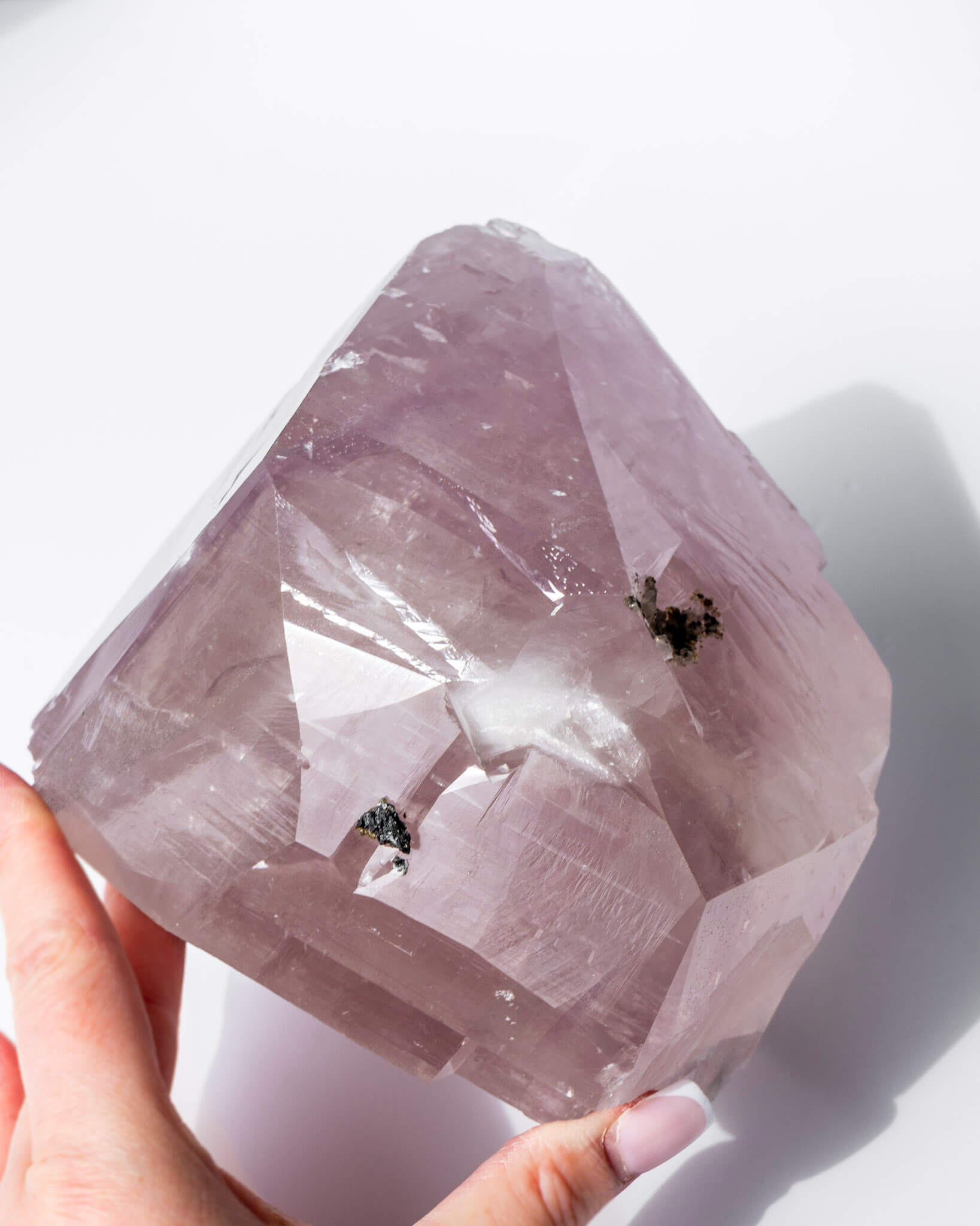 Lilac Balmat Calcite Healing Crystal