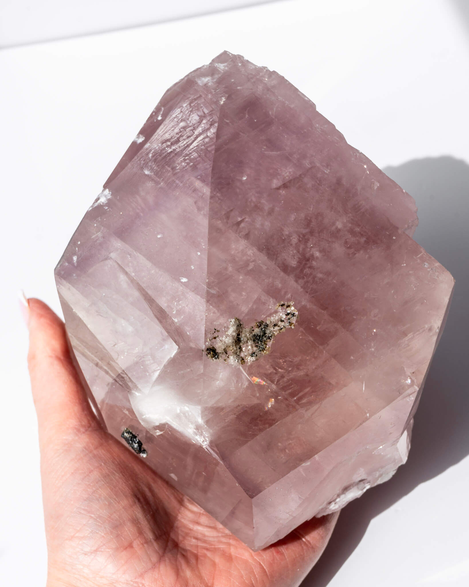 Lilac Balmat Calcite Healing Crystal