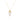 Clear Quartz Unpolished Crystal Pendant Necklace Gold