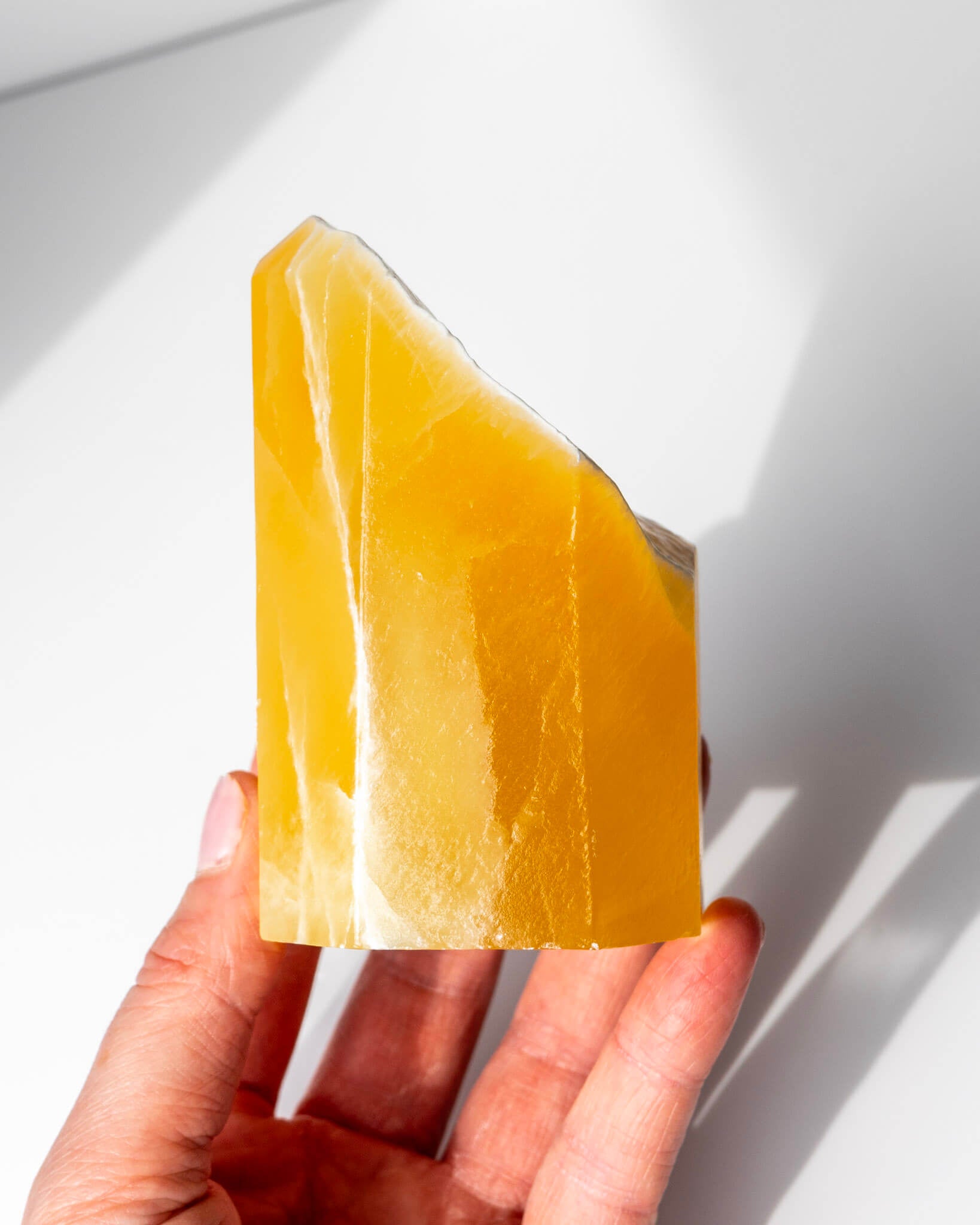 Orange Calcite Freeform Healing Crystal