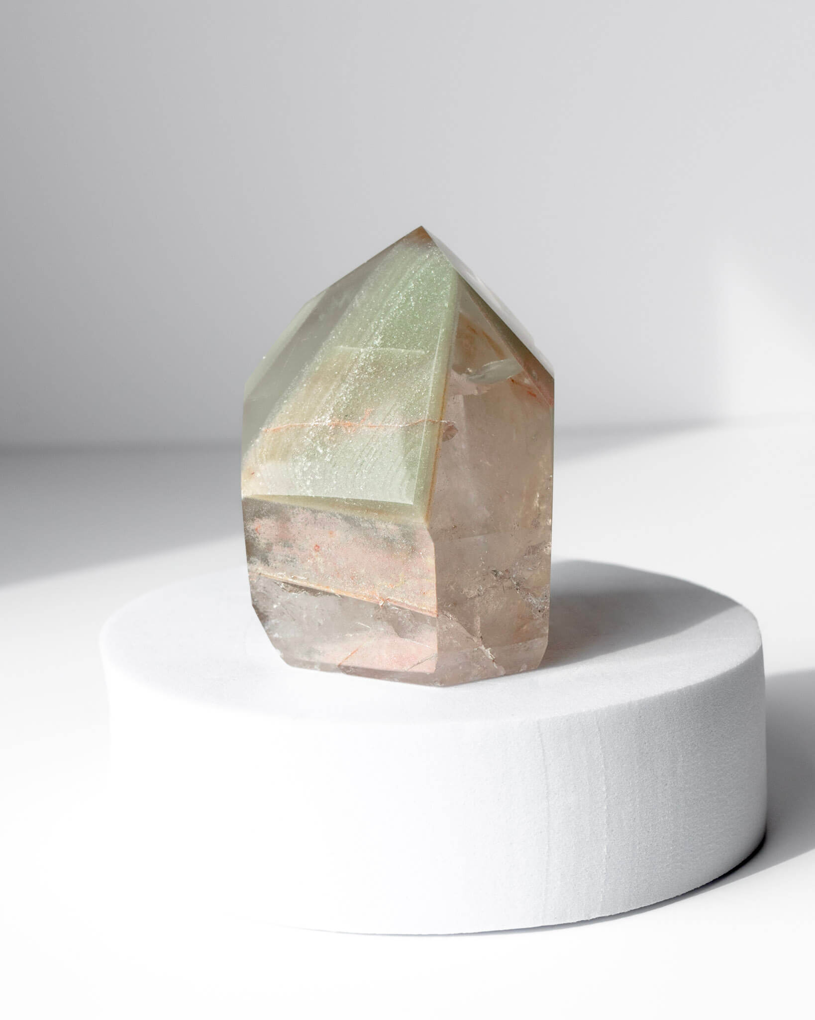 Hematite, Chlorite & Monazite Tower Healing Crystal