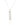 Selenite Crystal Pendant Necklace Silver