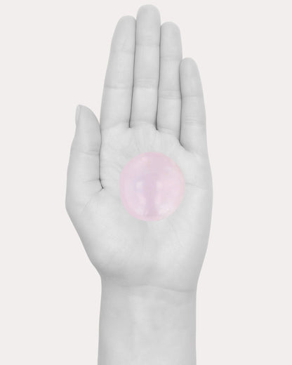 Periwinkle Rose Quartz Palm