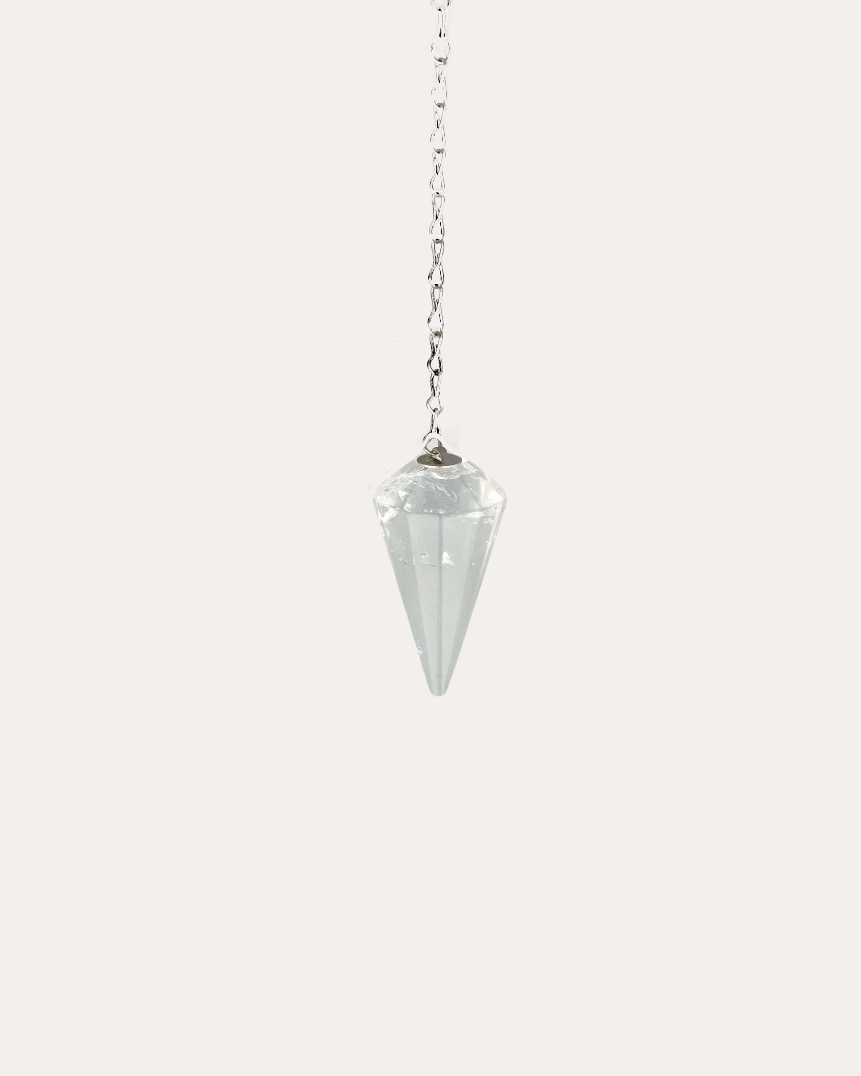 Clear Quartz Pendulum