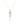 Rose Quartz Polished Crystal Pendant Necklace Gold Medium