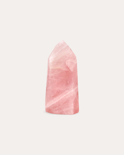 Candy Floss Rose Quartz Tower - 126