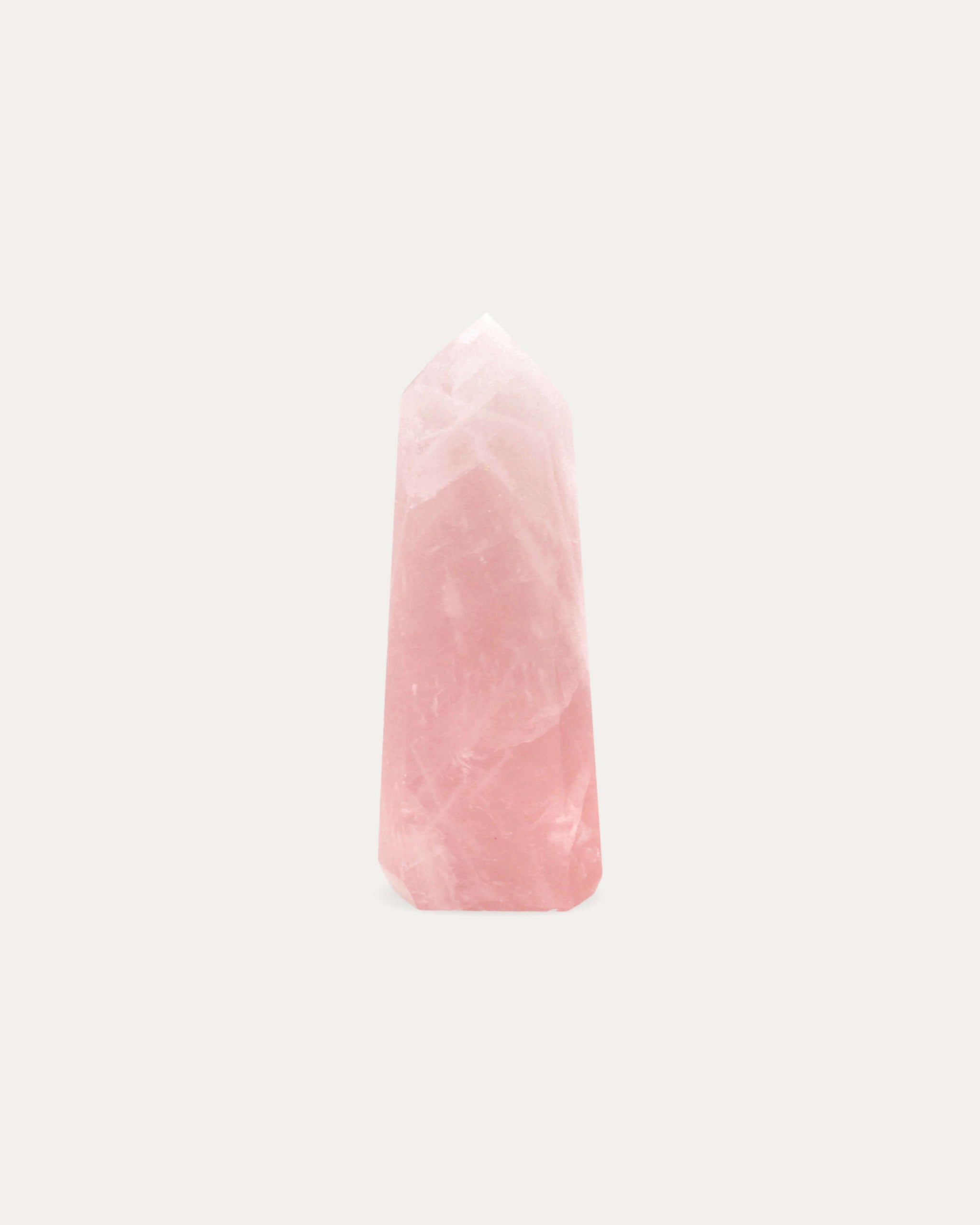 Candy Floss Rose Quartz Tower - 55