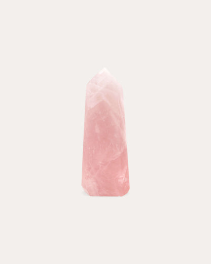 Candy Floss Rose Quartz Tower - 55