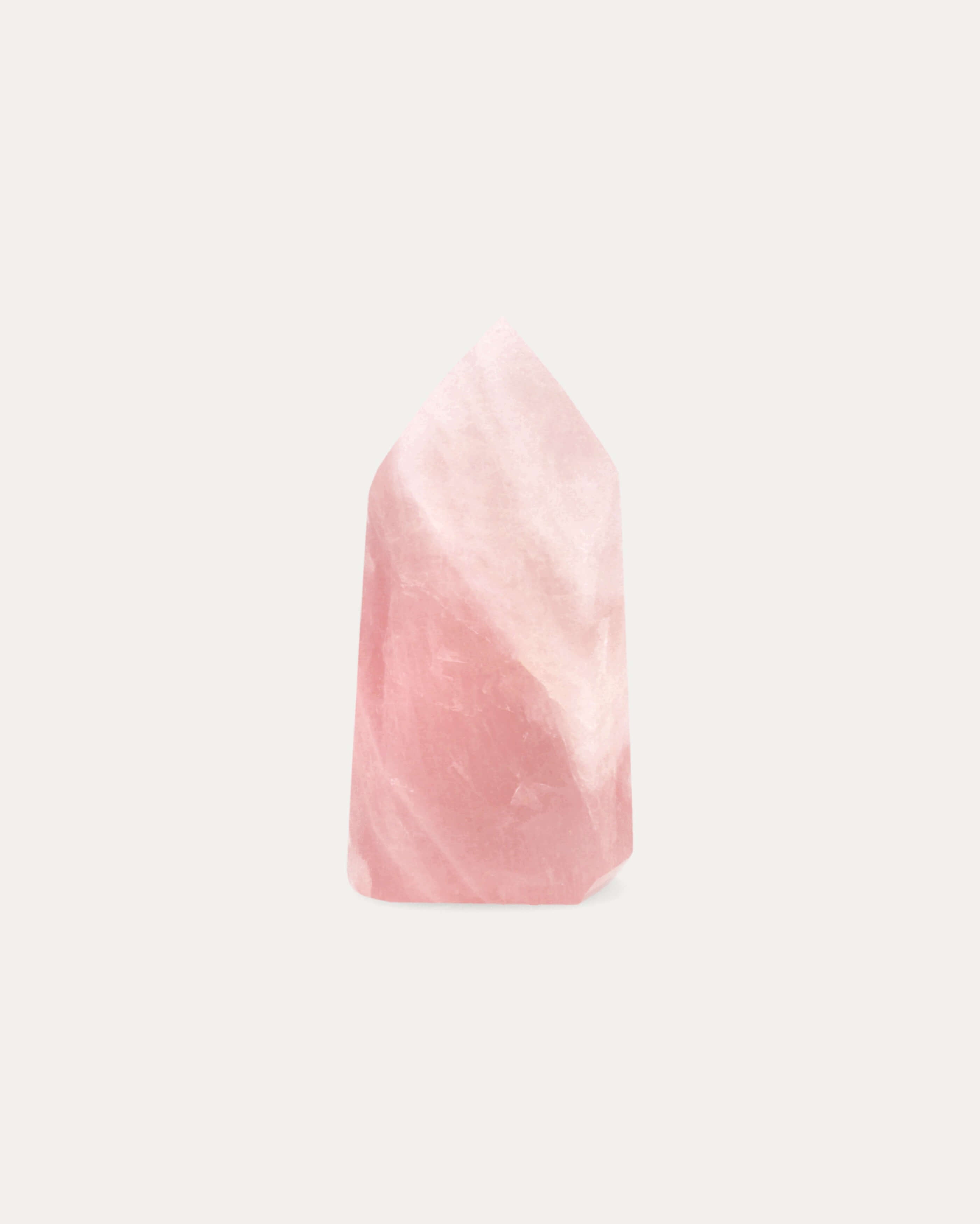 Candy Floss Rose Quartz Tower - 45