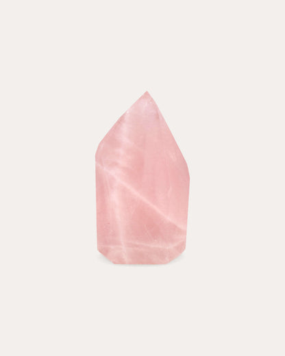 Candy Floss Rose Quartz Tower - 46