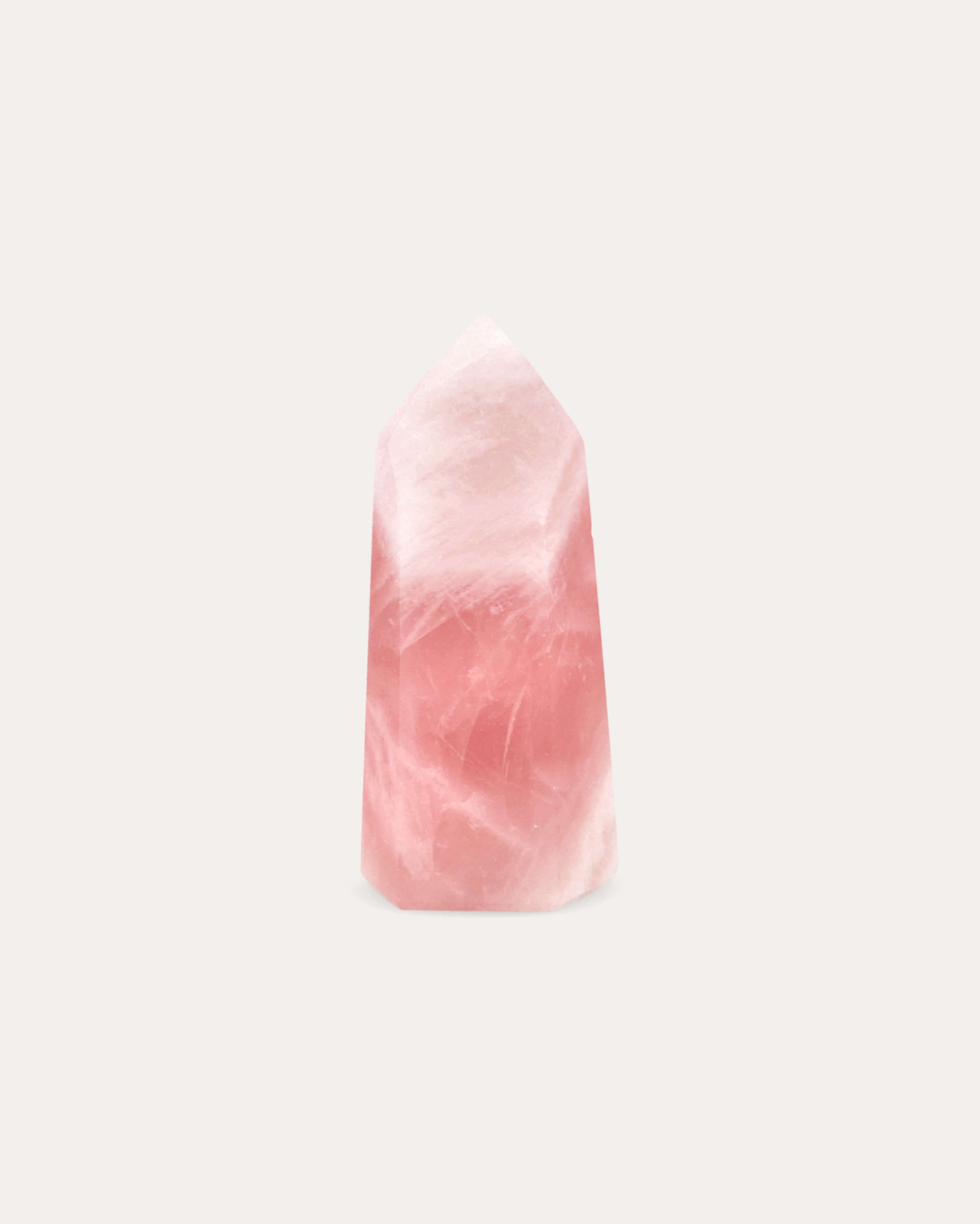 Candy Floss Rose Quartz Tower - 88A