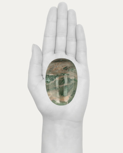 Nine Dragon Jade Palm Stone