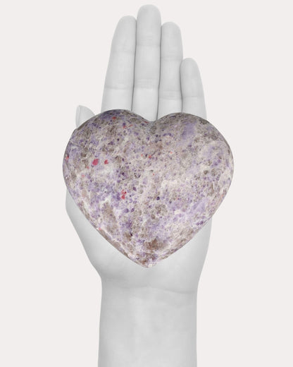 Lepidolite Heart - 53
