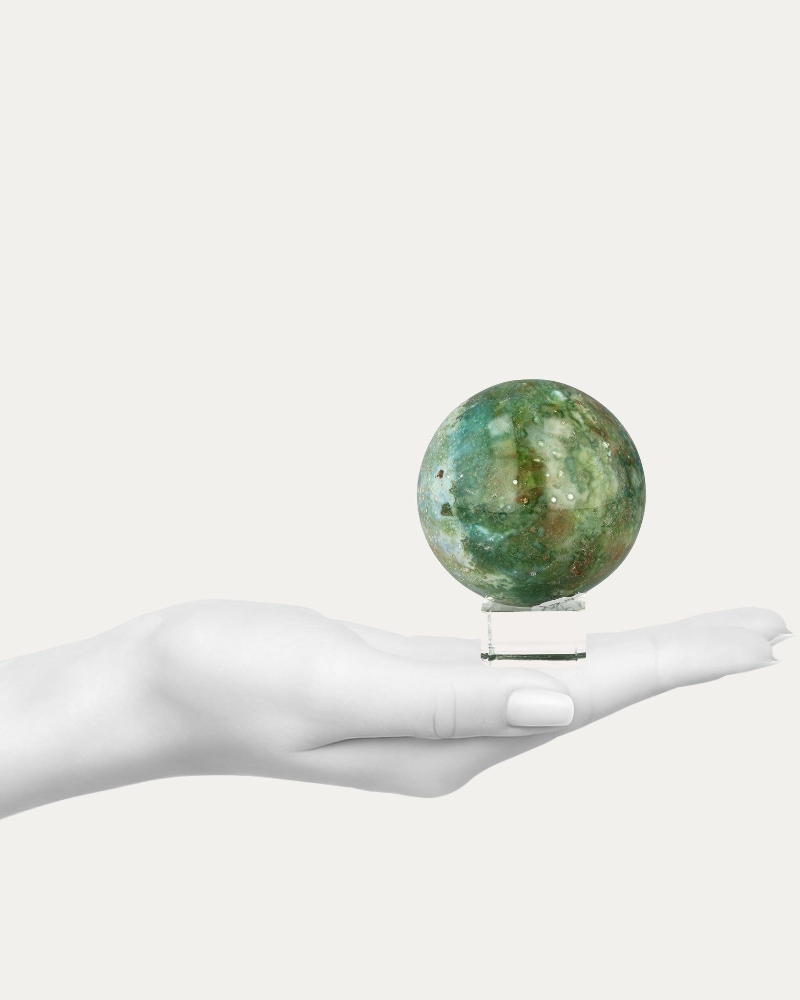 Sea Jasper Sphere - 29
