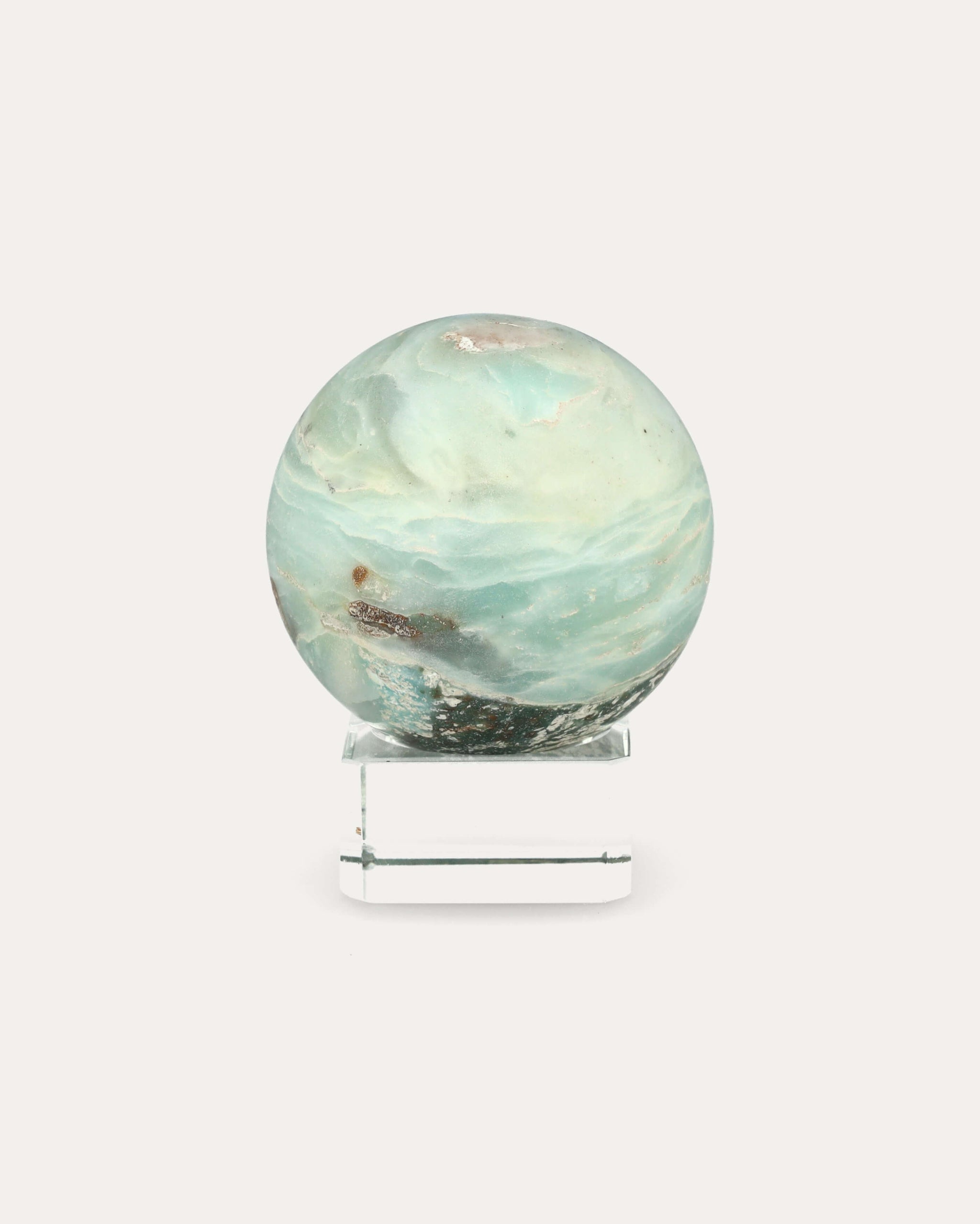 Ocean Picture Stone Sphere