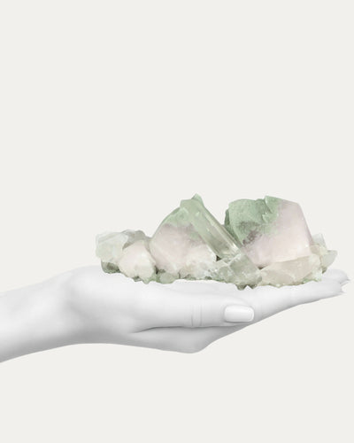 Lilac Calcite with Quartz - 163