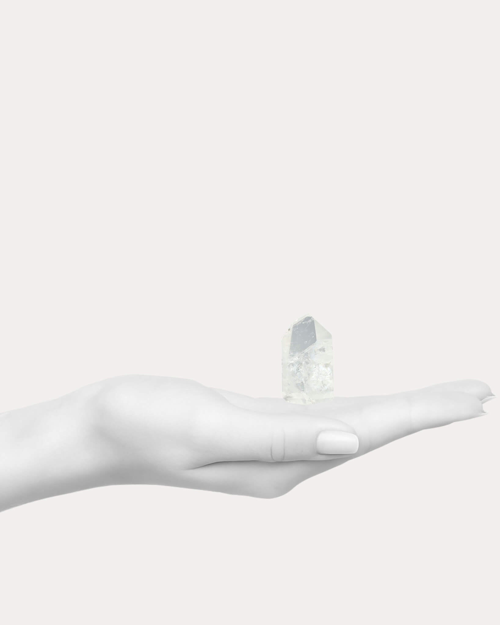 Clear Quartz Tower - 21