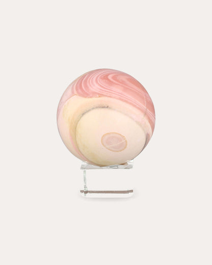 Pink Austrailian Opal Sphere - 70A