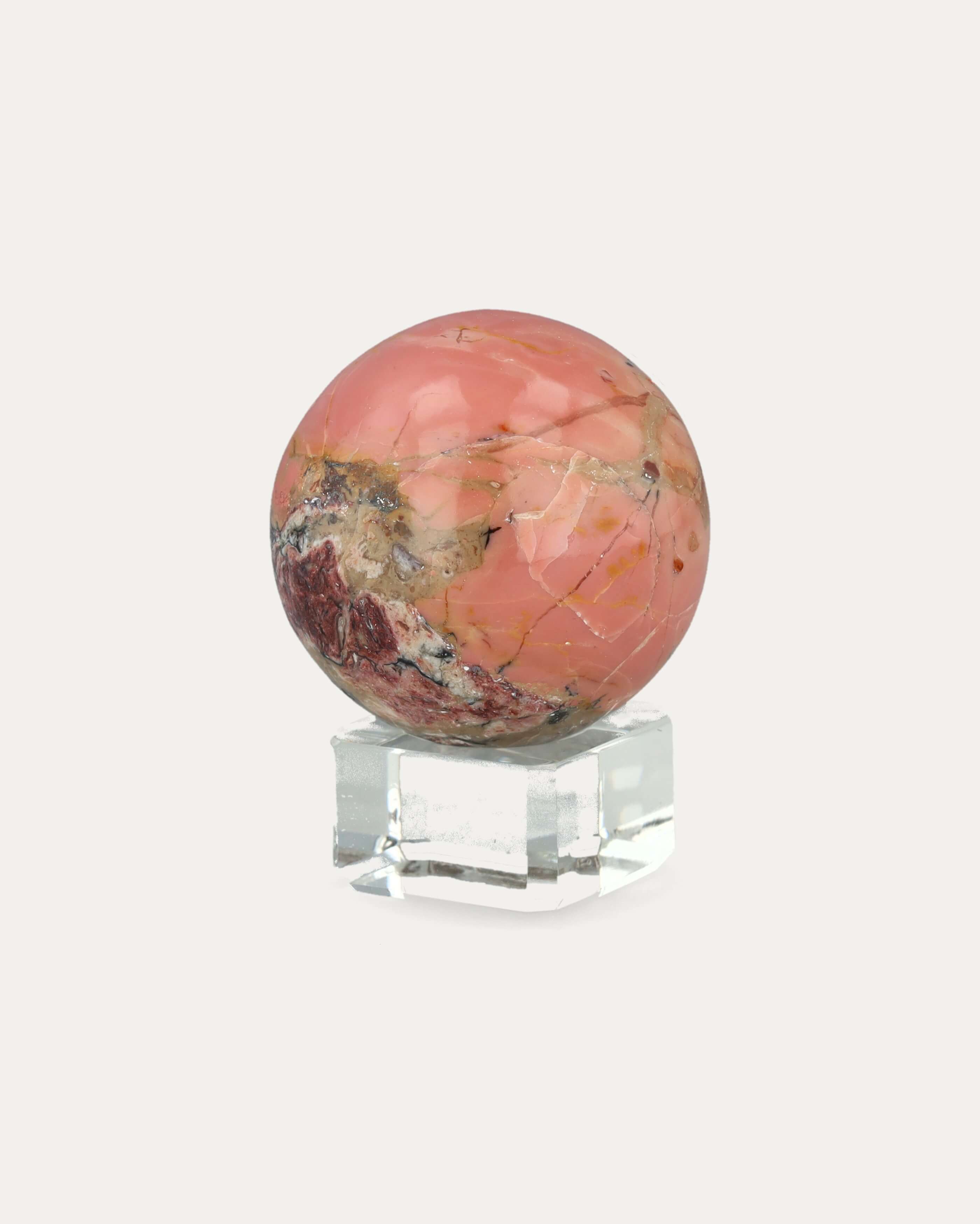 Pink Austrailian Opal Sphere - 50