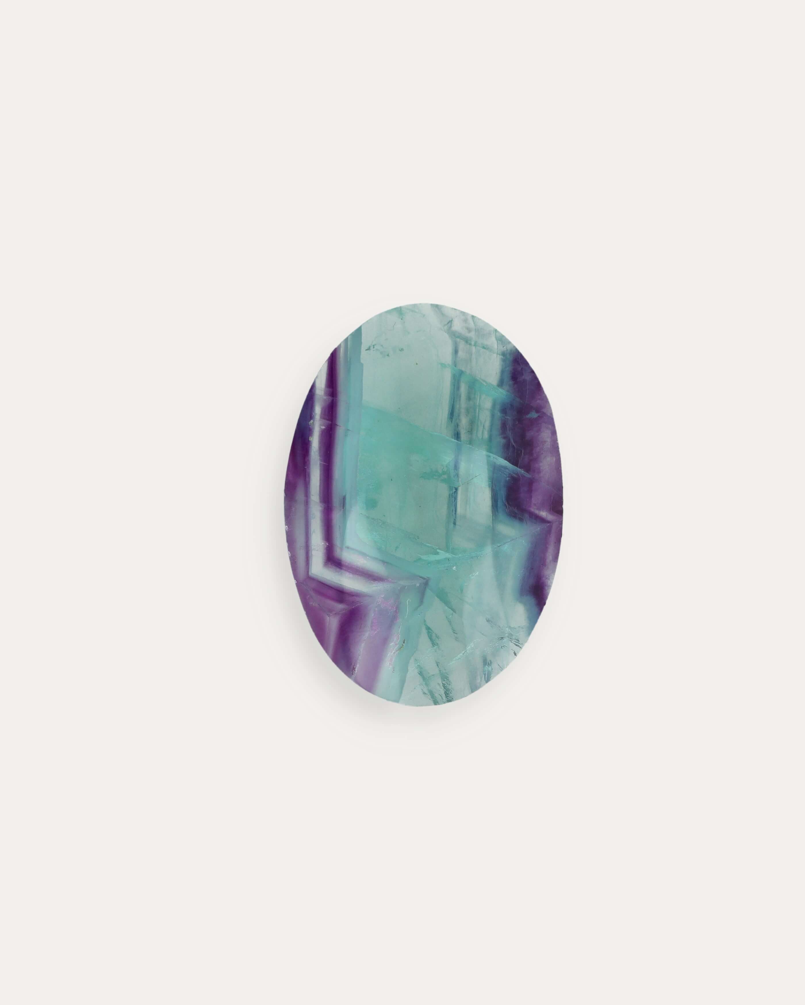 Fluorite Palm Stone