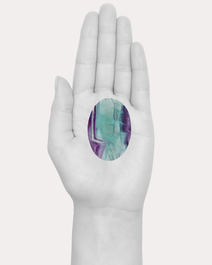 Fluorite Palm Stone