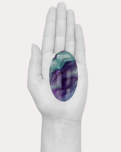 Fluorite Palm Stone