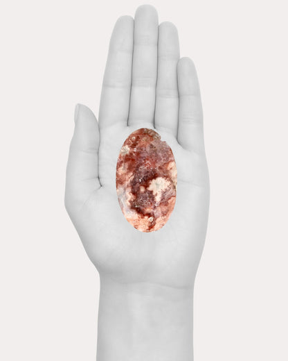 Amethyst Flower Agate Palm - 25A